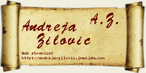 Andreja Žilović vizit kartica